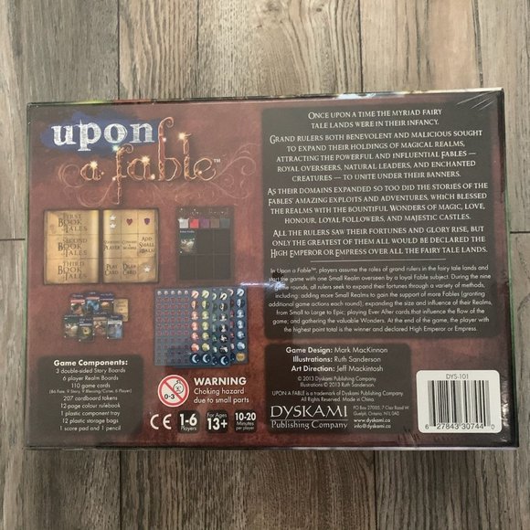 NWT UPON A FABLE FAIRY TALE STRATEGY BOARD GAME - Picture 2 of 2